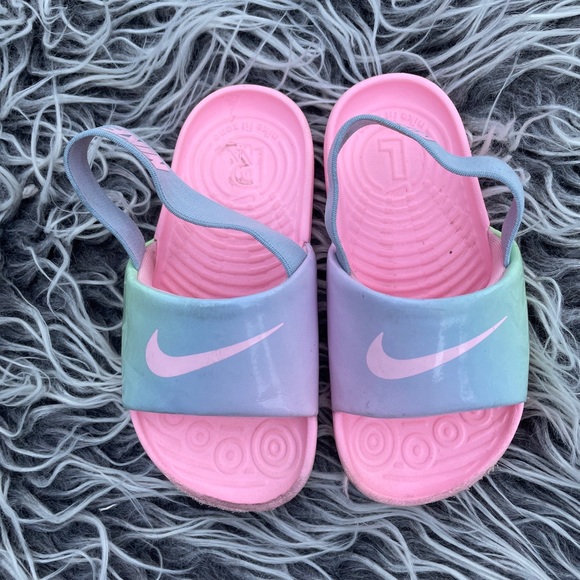 Nike Shoes Nike Girls Toddler Sandals Size 9 Pink Slip On Light